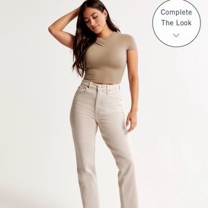 Curve Love Ultra High Rise 90s Straight Jean